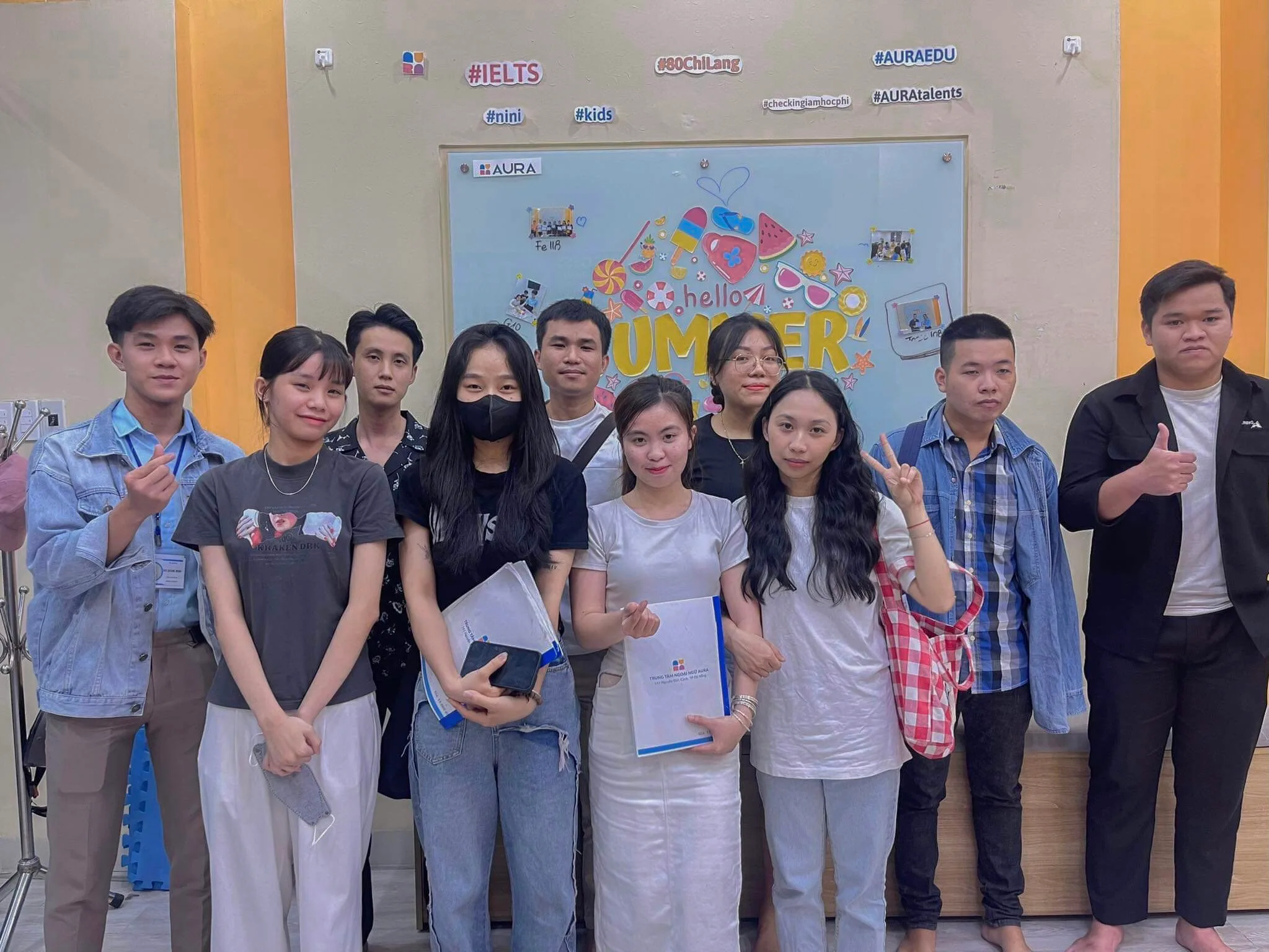 English class group photo