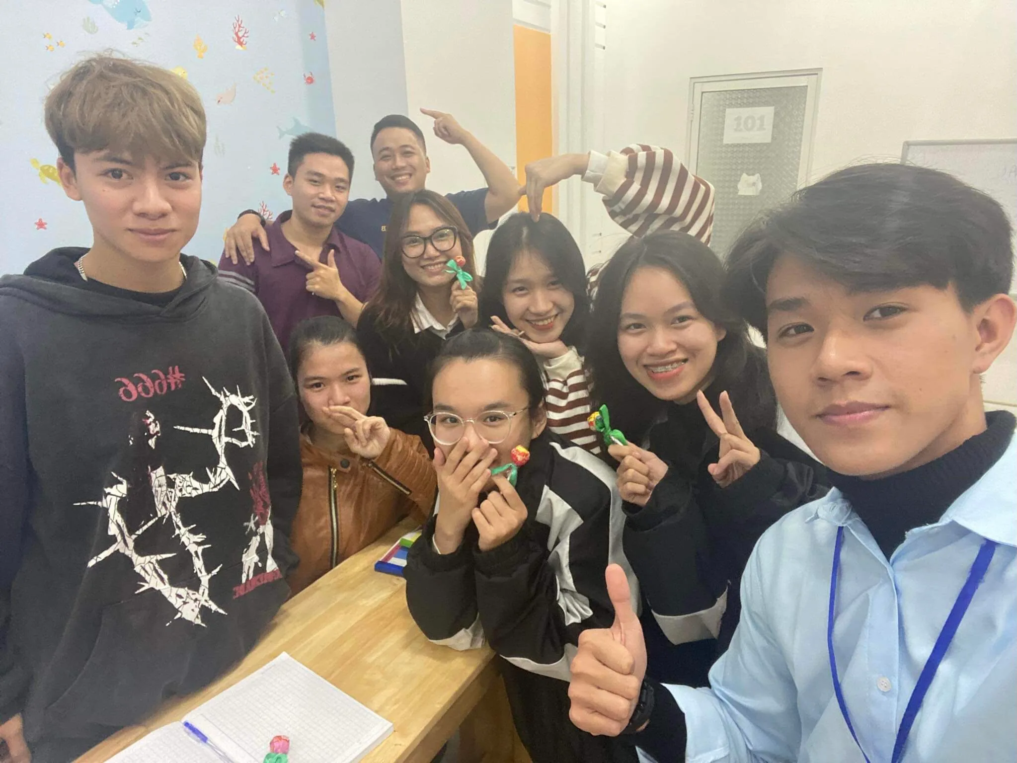 Classroom moment as an English teacher