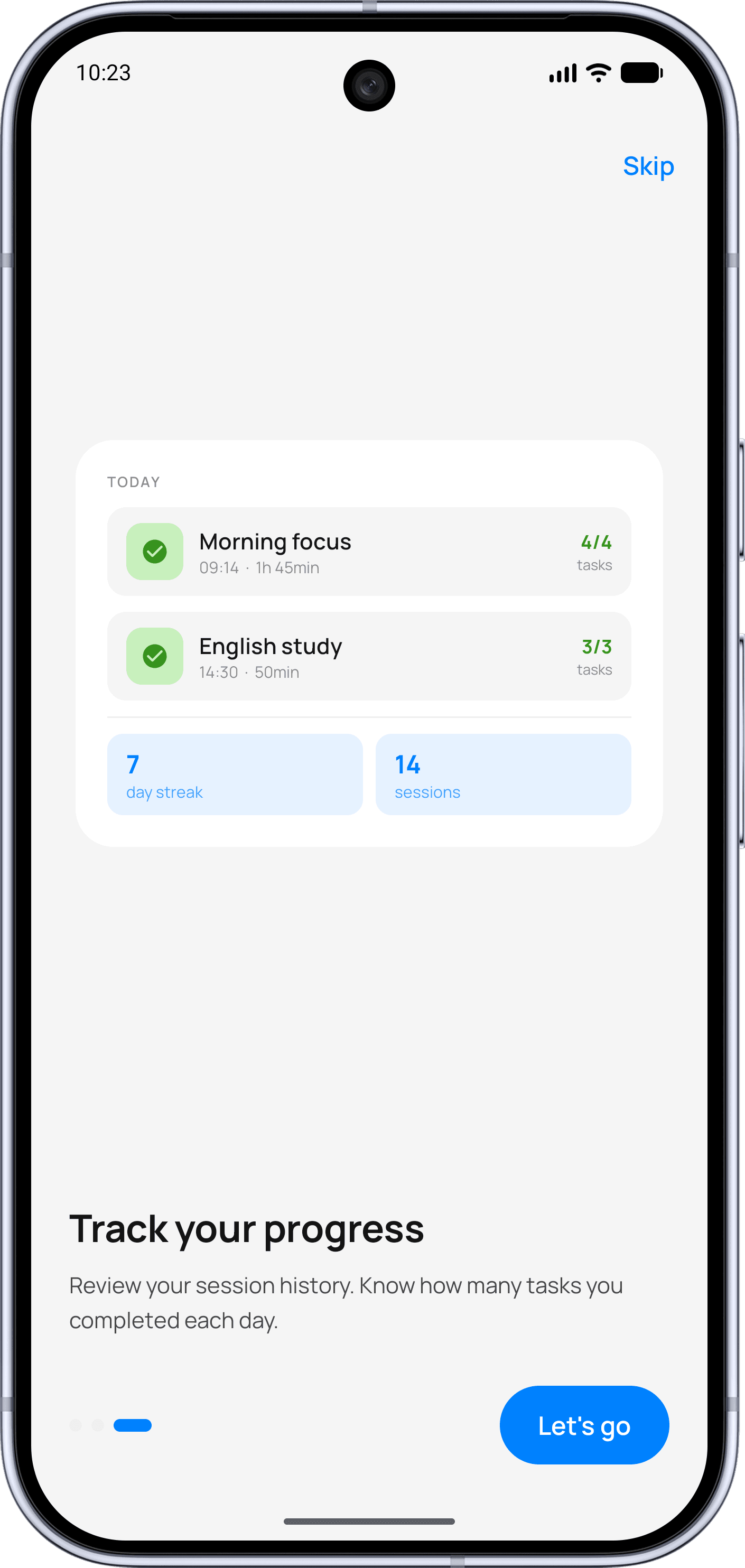 Timer app screenshot 3