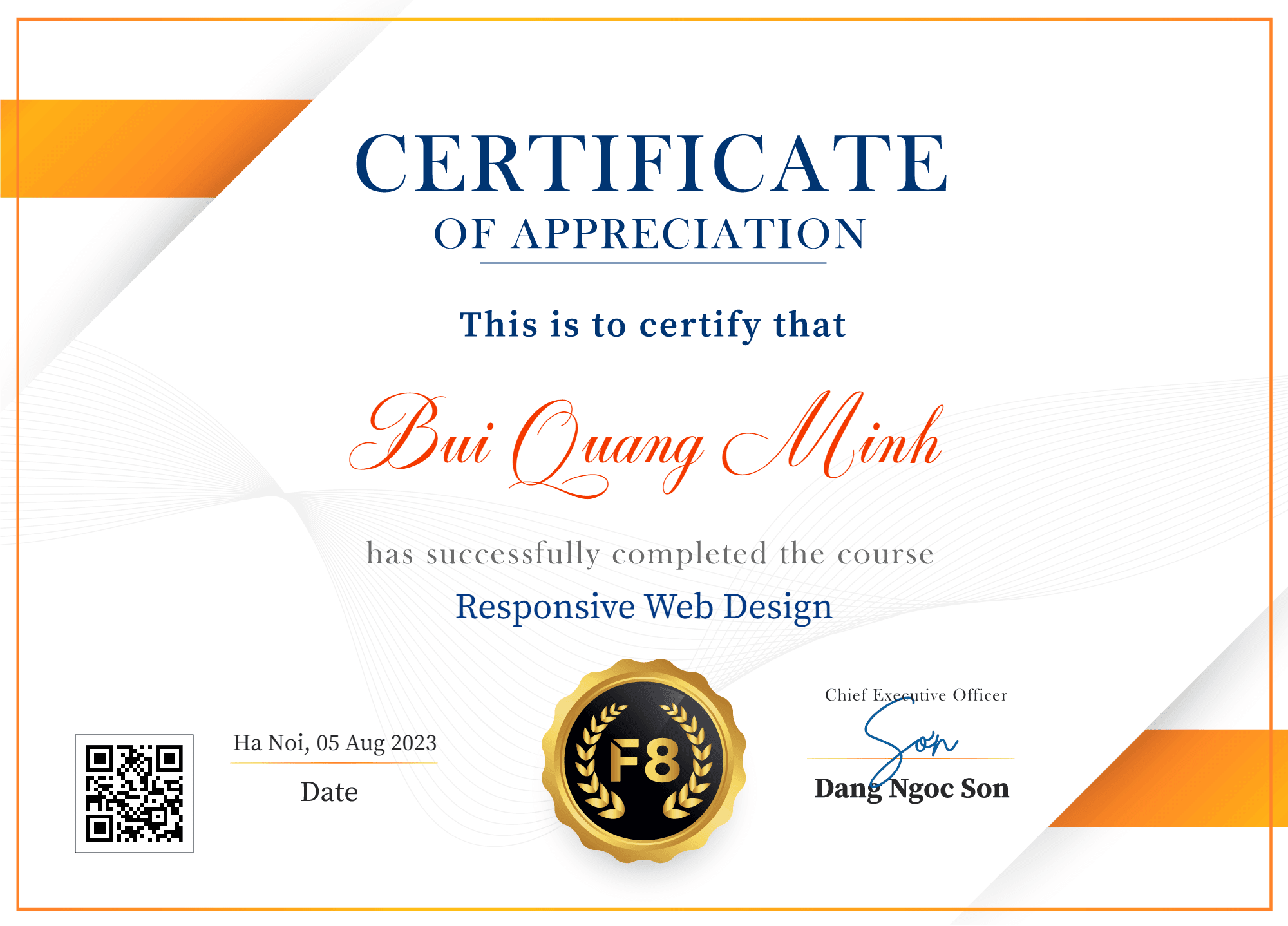 Responsive Web Design Certificate